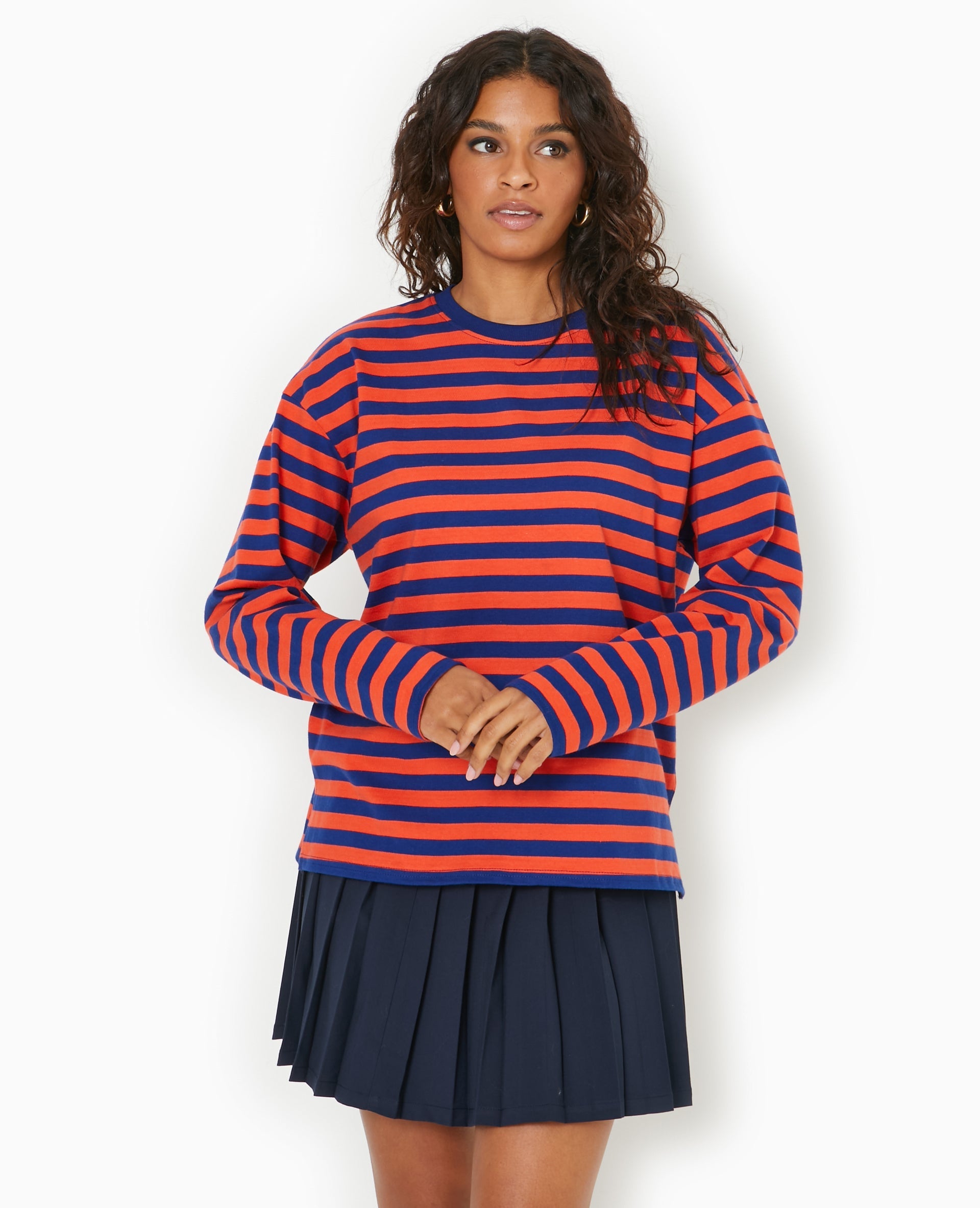 Marinière oversize manches longues