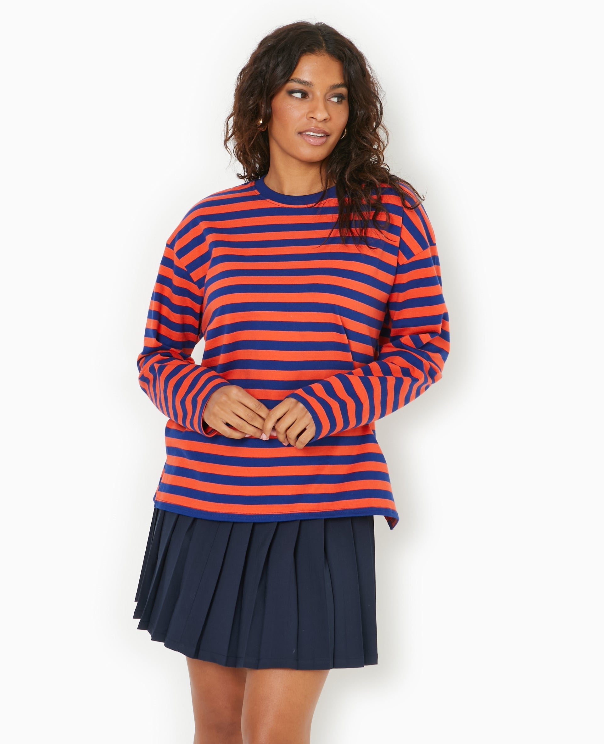 Marinière oversize manches longues
