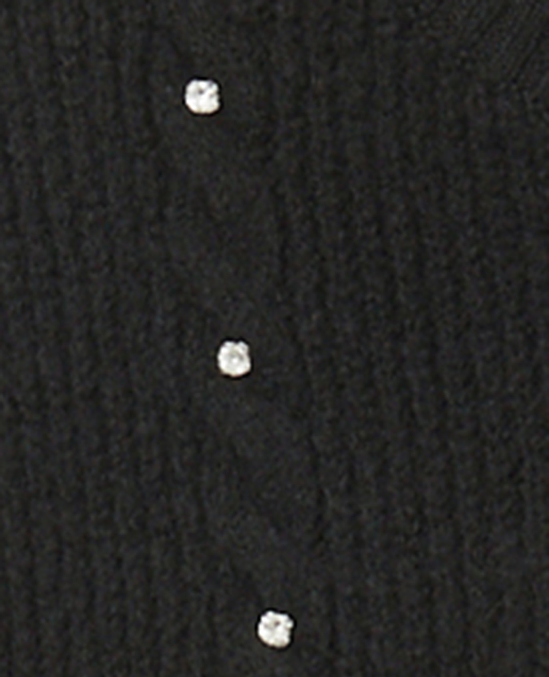 Gilet col rond avec torsades et strass