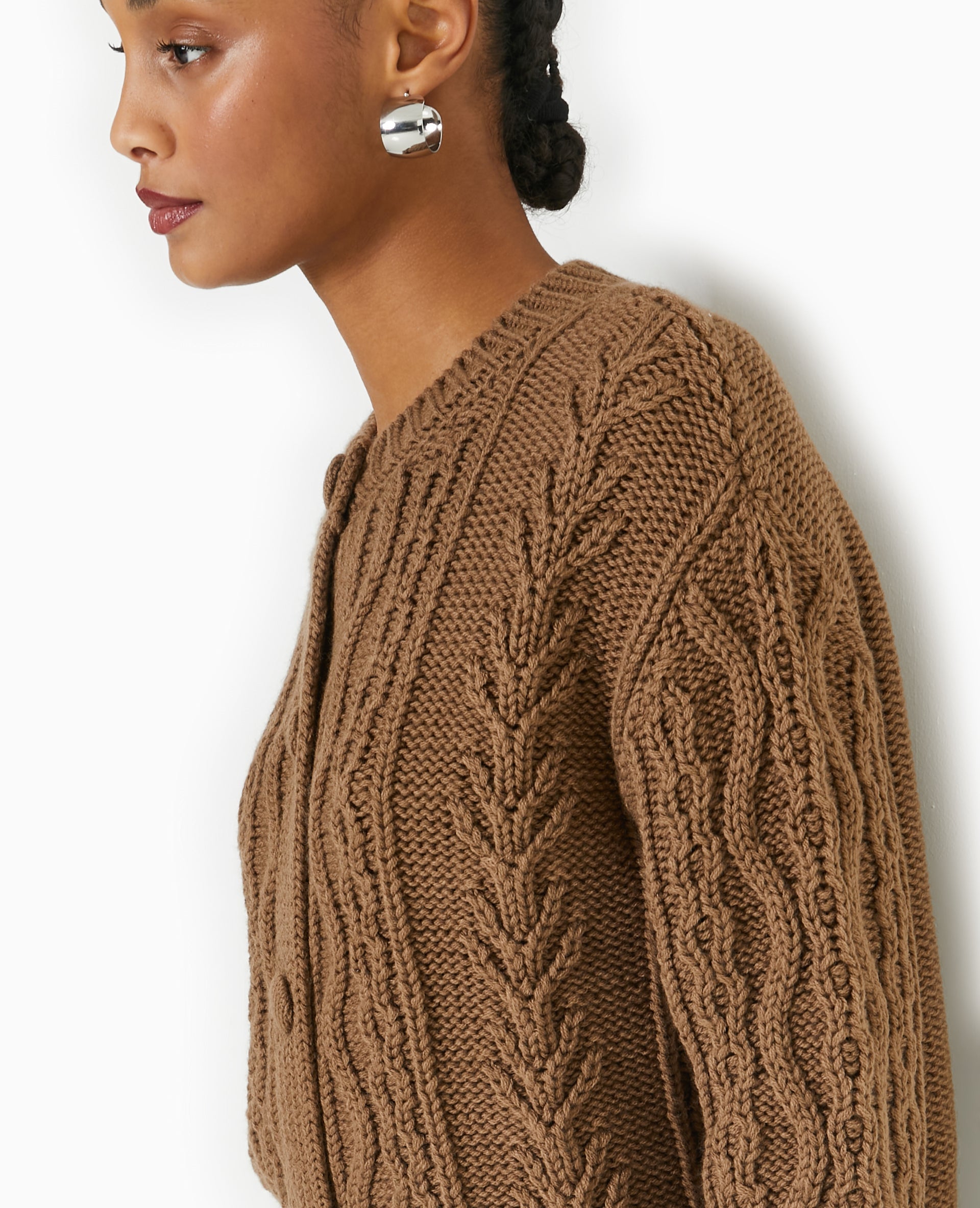 Gilet en maille fantaisie
