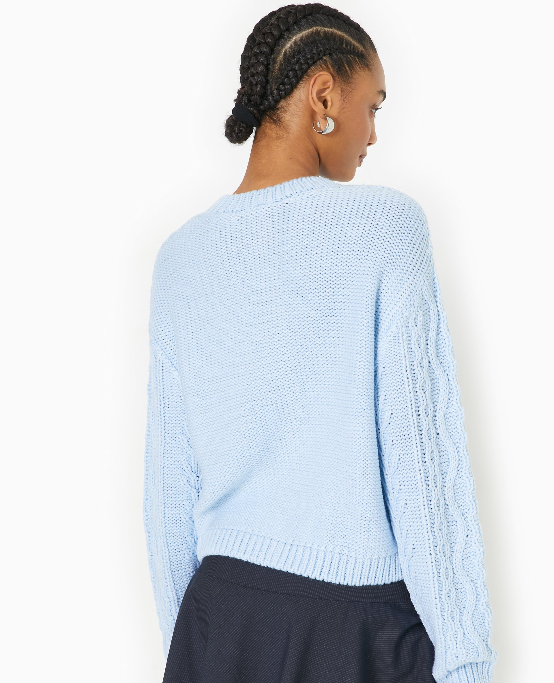 Gilet en maille fantaisie