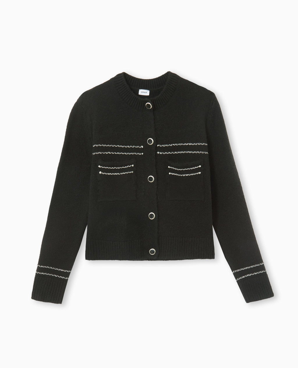 Gilet avec détails contrastés