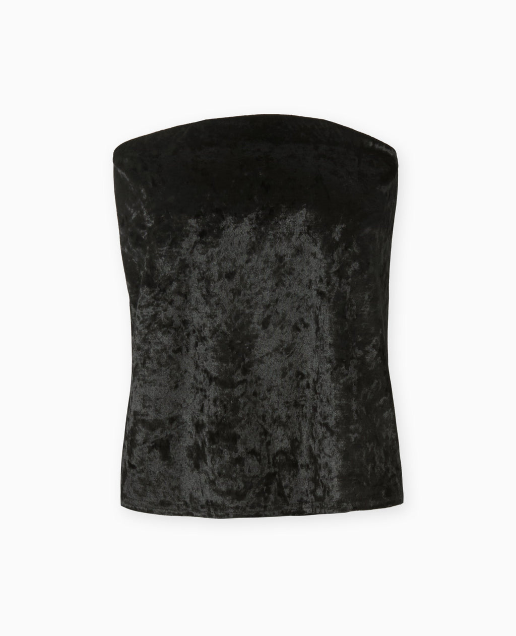 Top bustier en velours