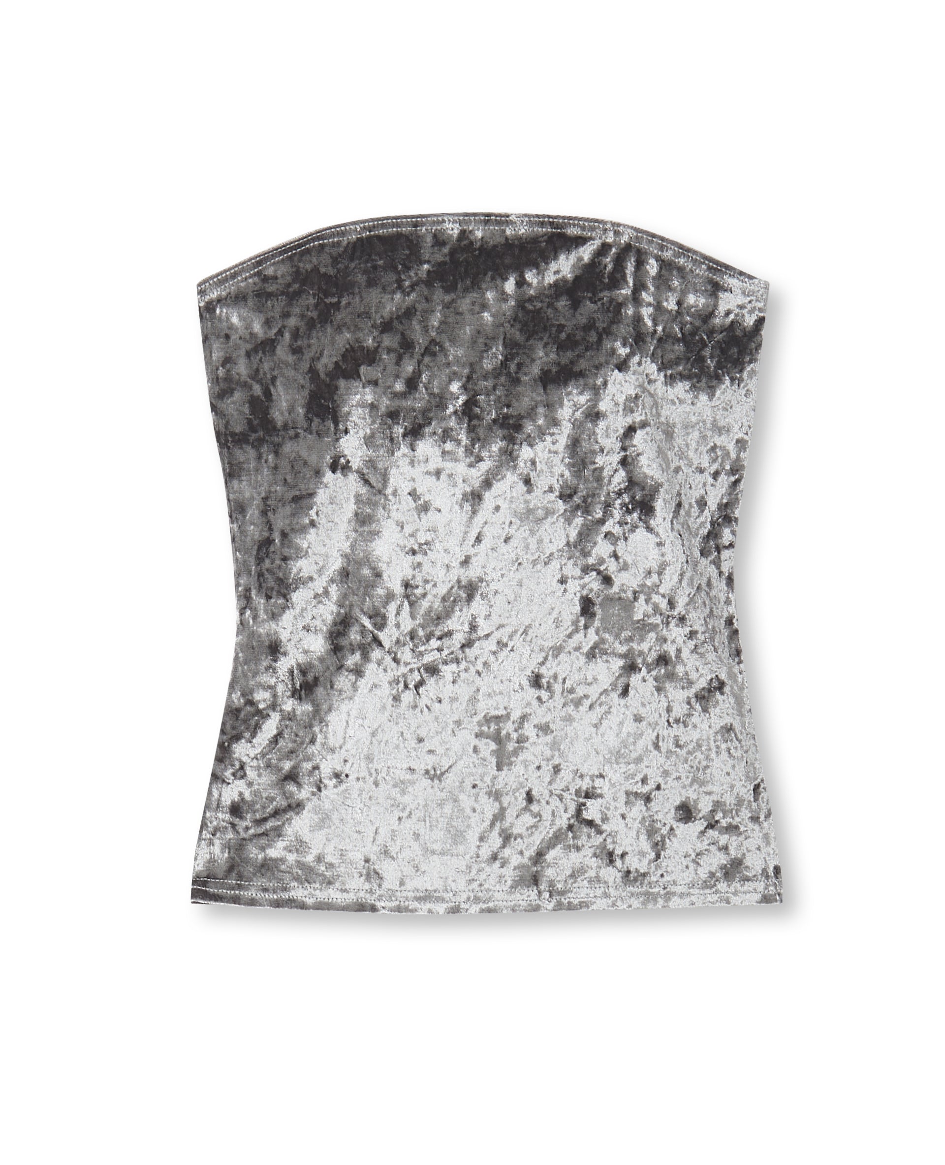Top bustier en velours