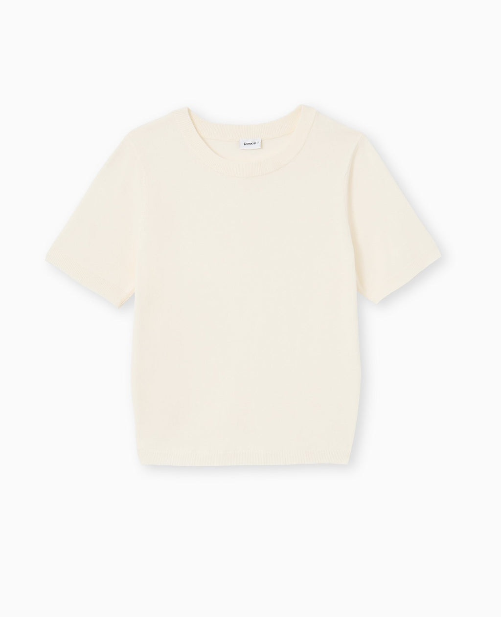 Pull manches courtes en maille fine