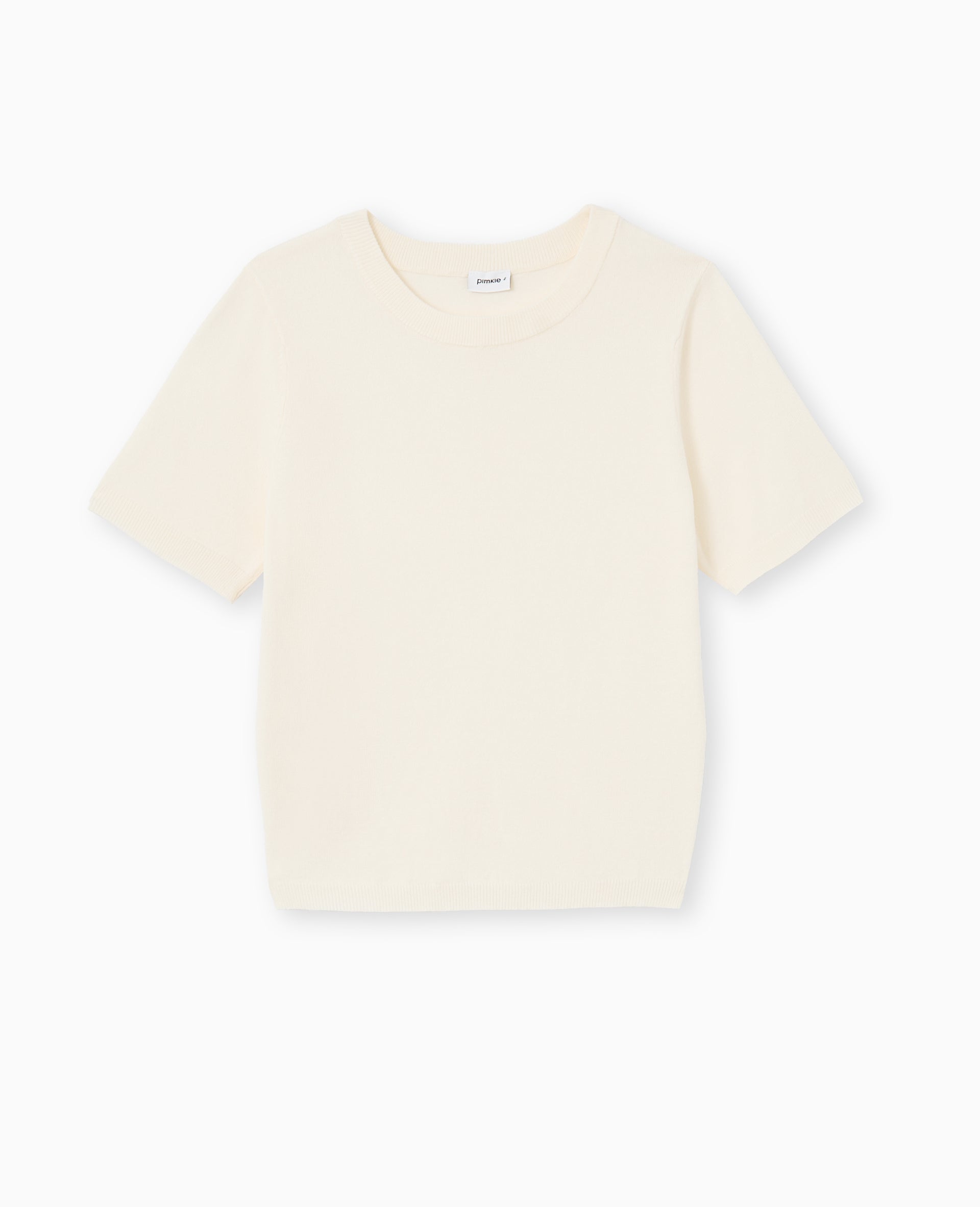 Pull manches courtes en maille fine