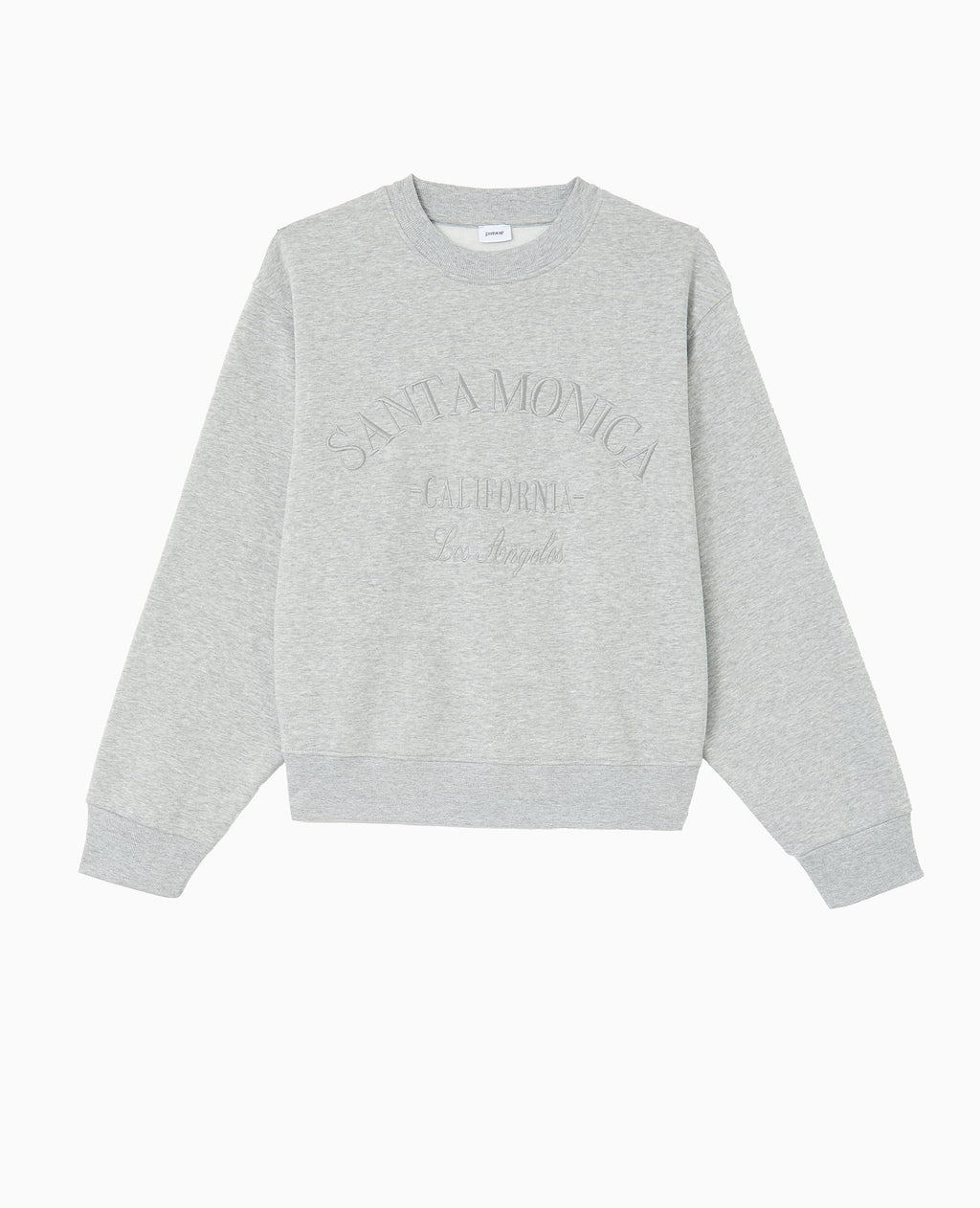 Sweat col rond avec broderie
