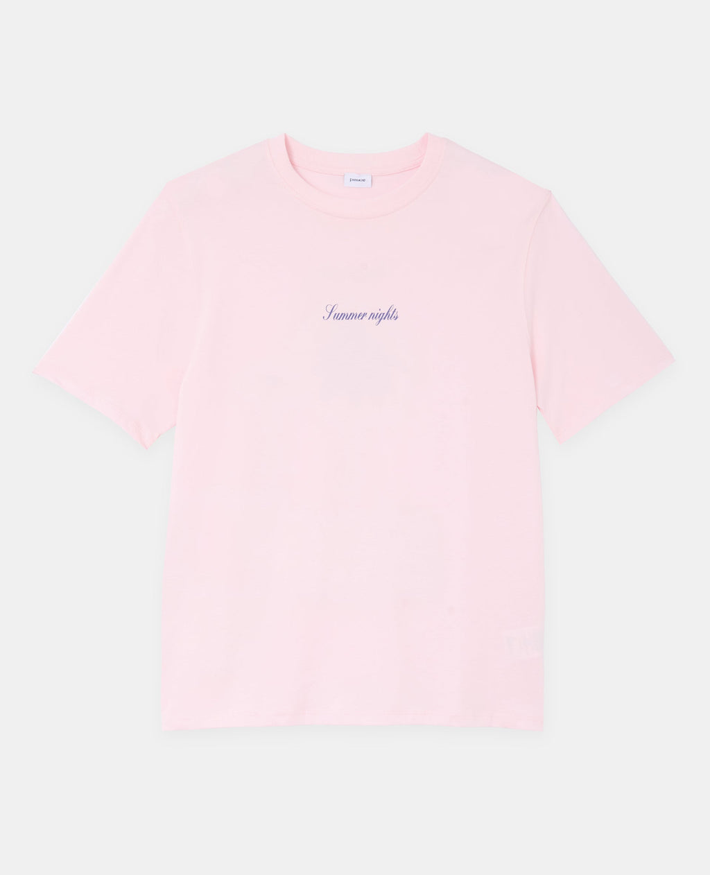 T-shirt ample avec print poitrine et dos