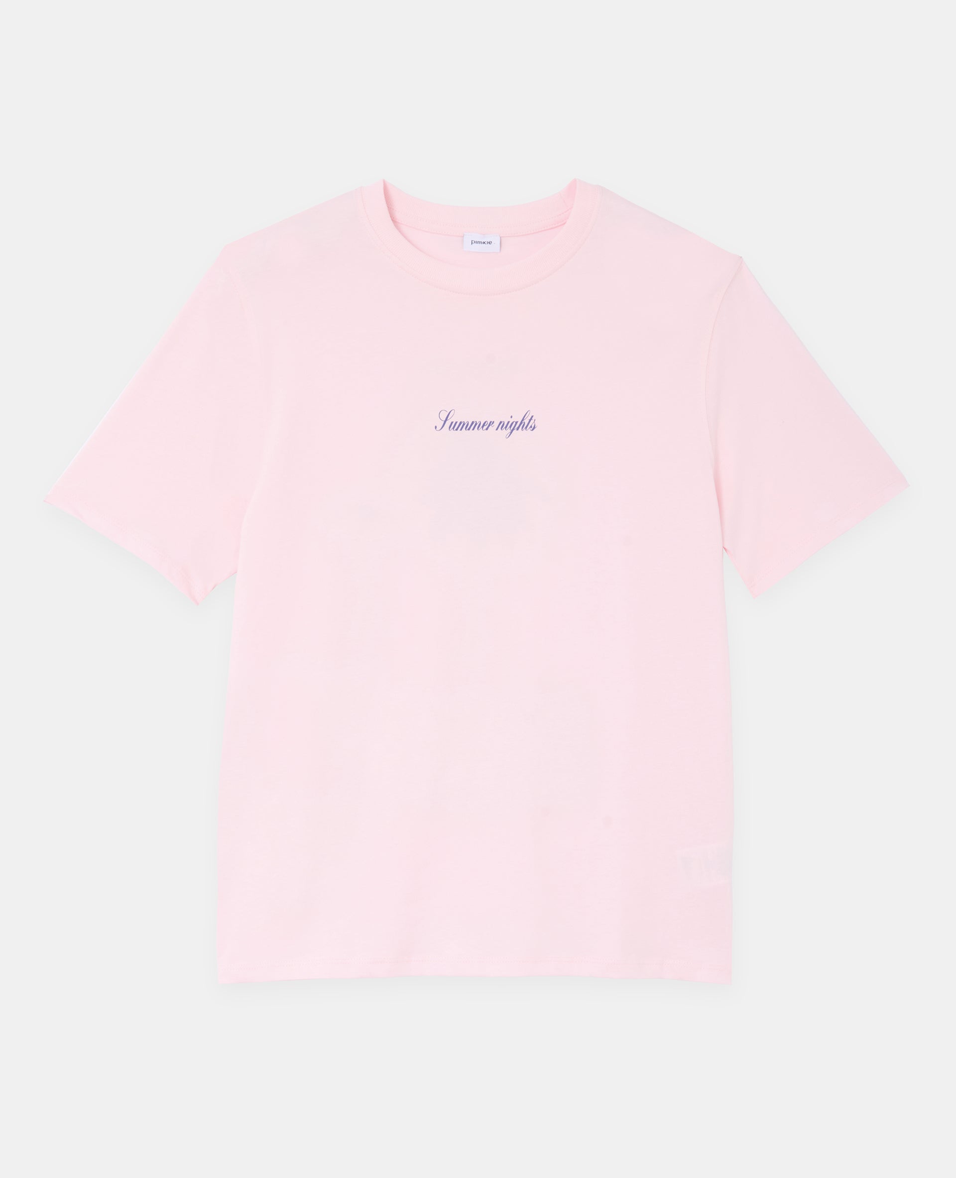 T-shirt ample avec print poitrine et dos