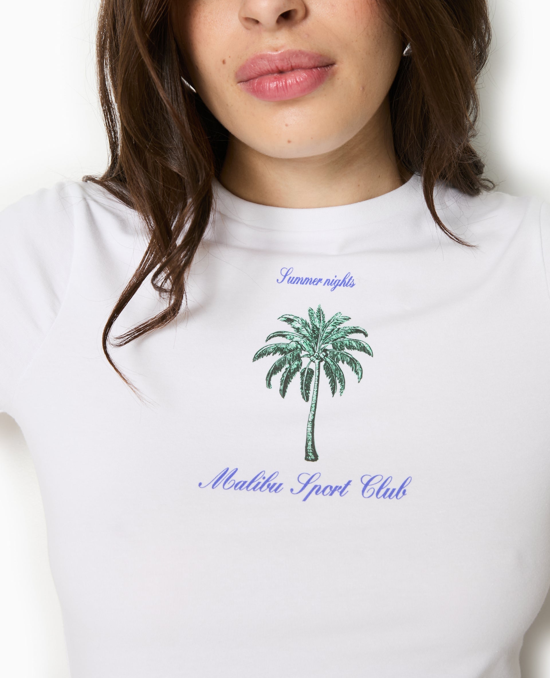 T-shirt ajusté avec print