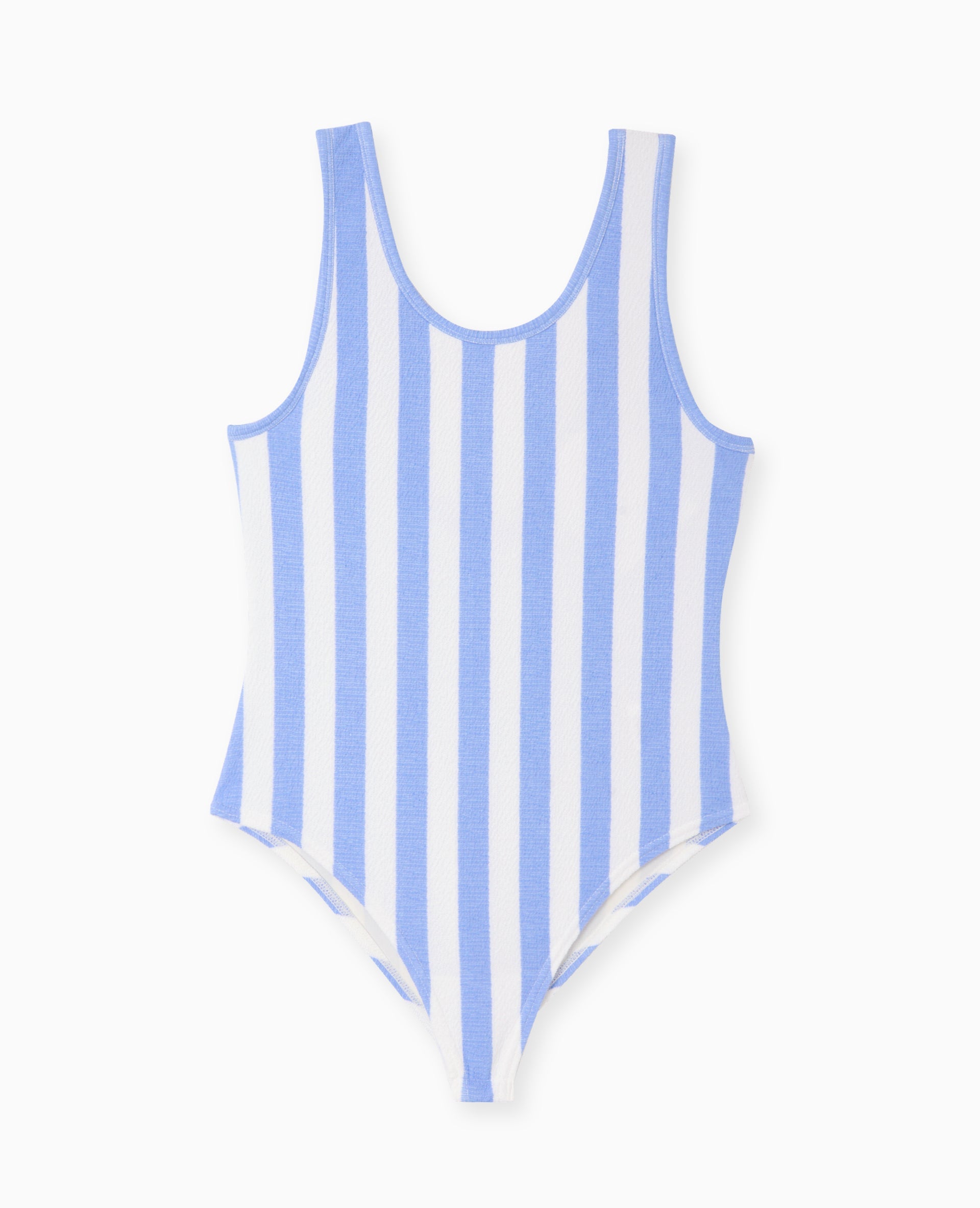 Body maille reliefée rayé