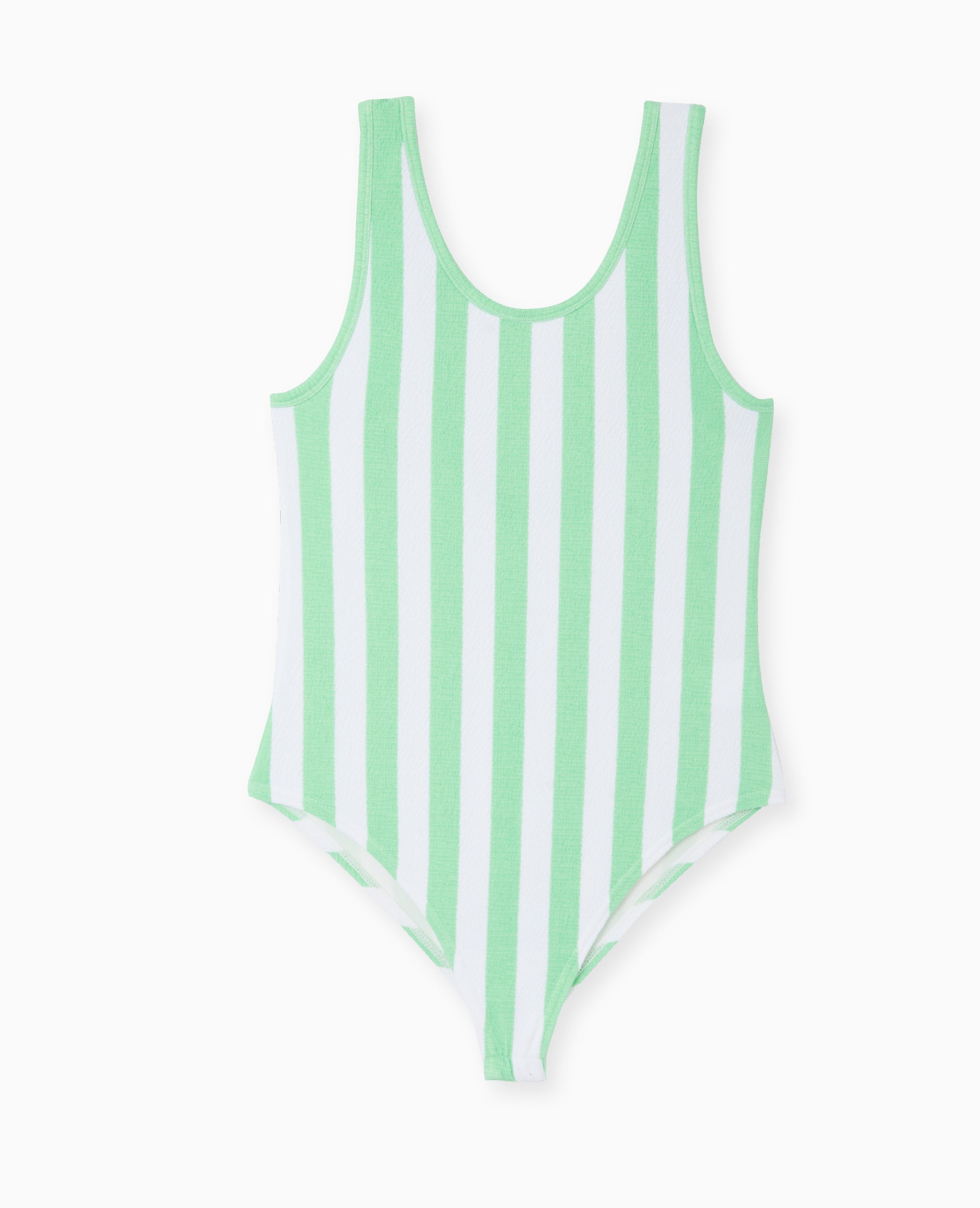 Body maille reliefée rayé