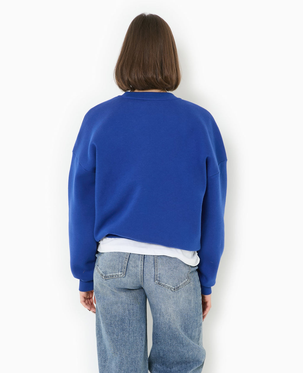 Sweat col rond avec print