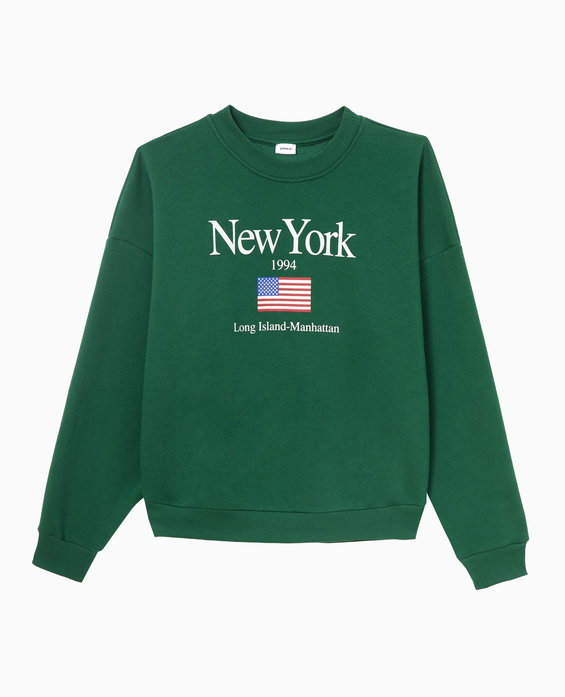 Sweat col rond avec print