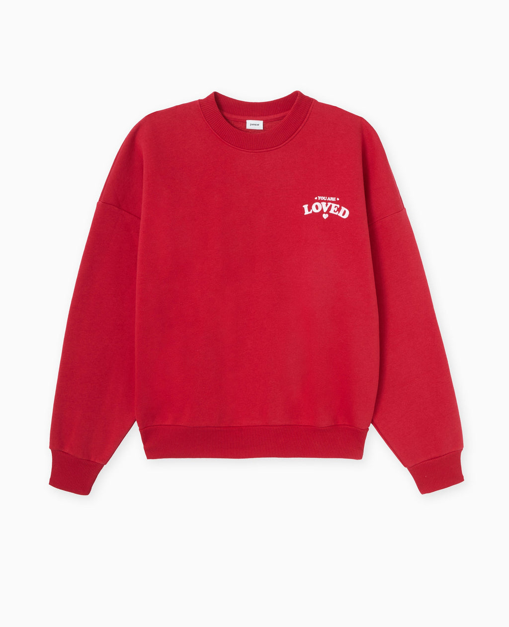 Sweat oversize avec print poitrine et dos