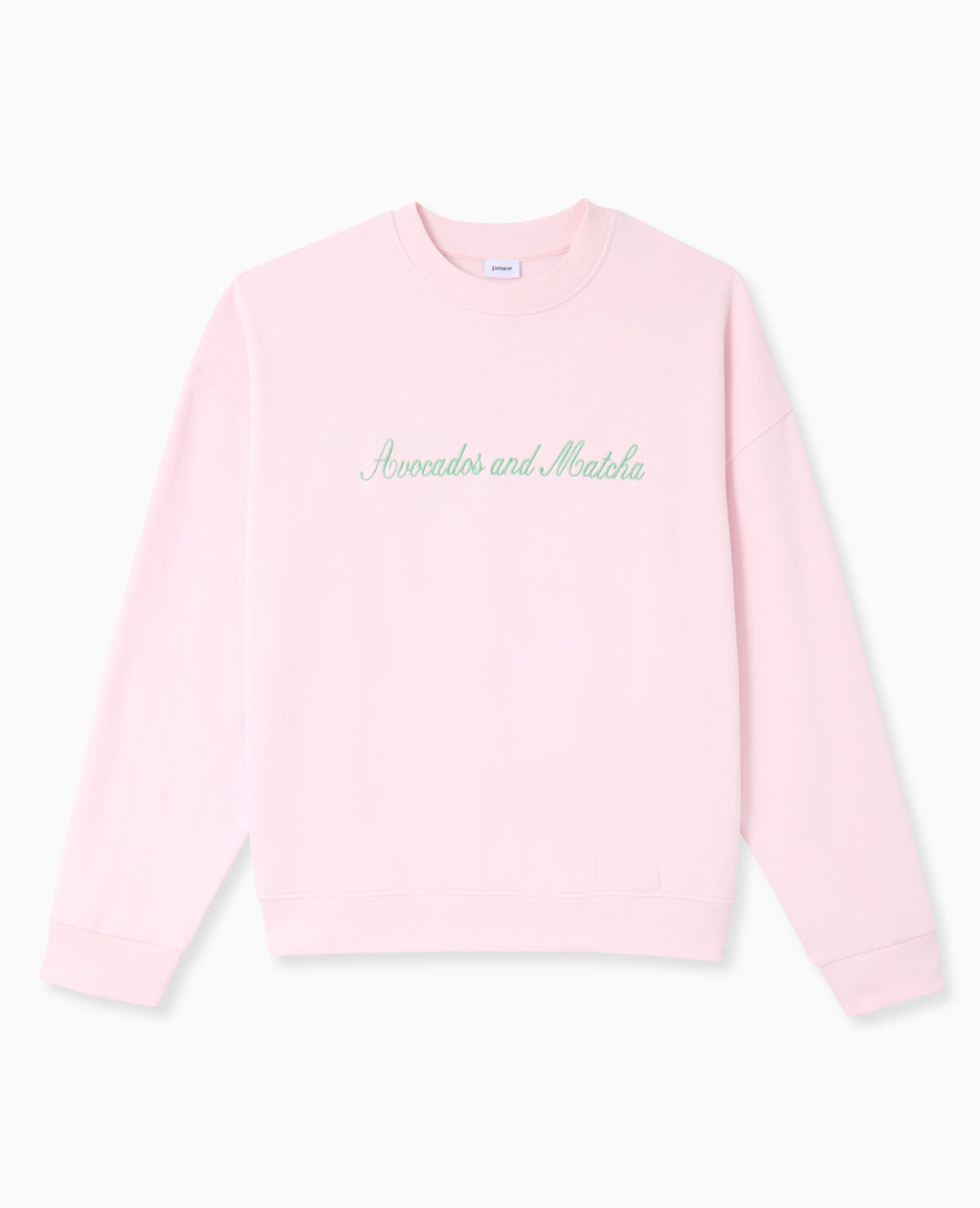 Sweat oversize avec broderies devant et dos