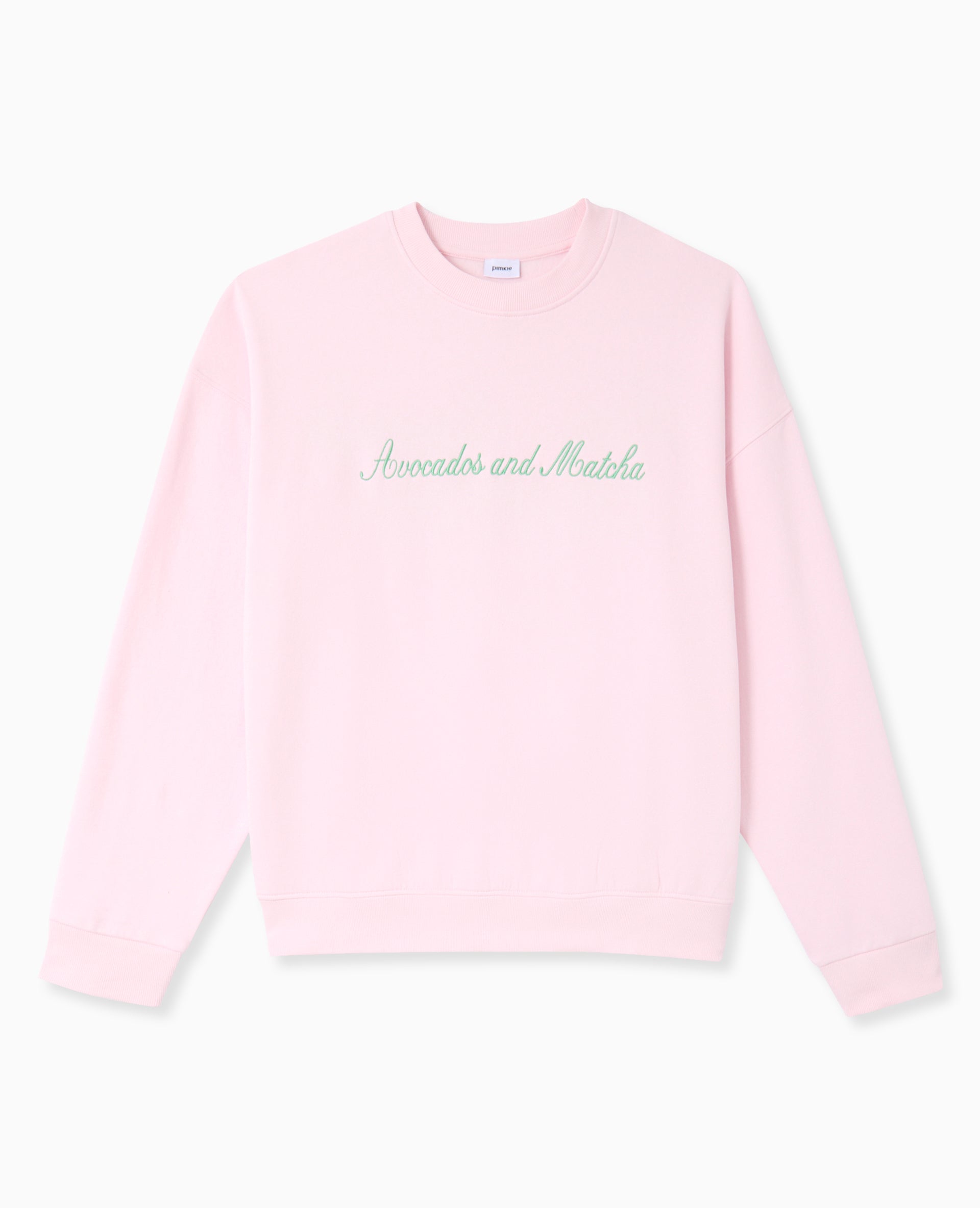 Sweat oversize avec broderies devant et dos