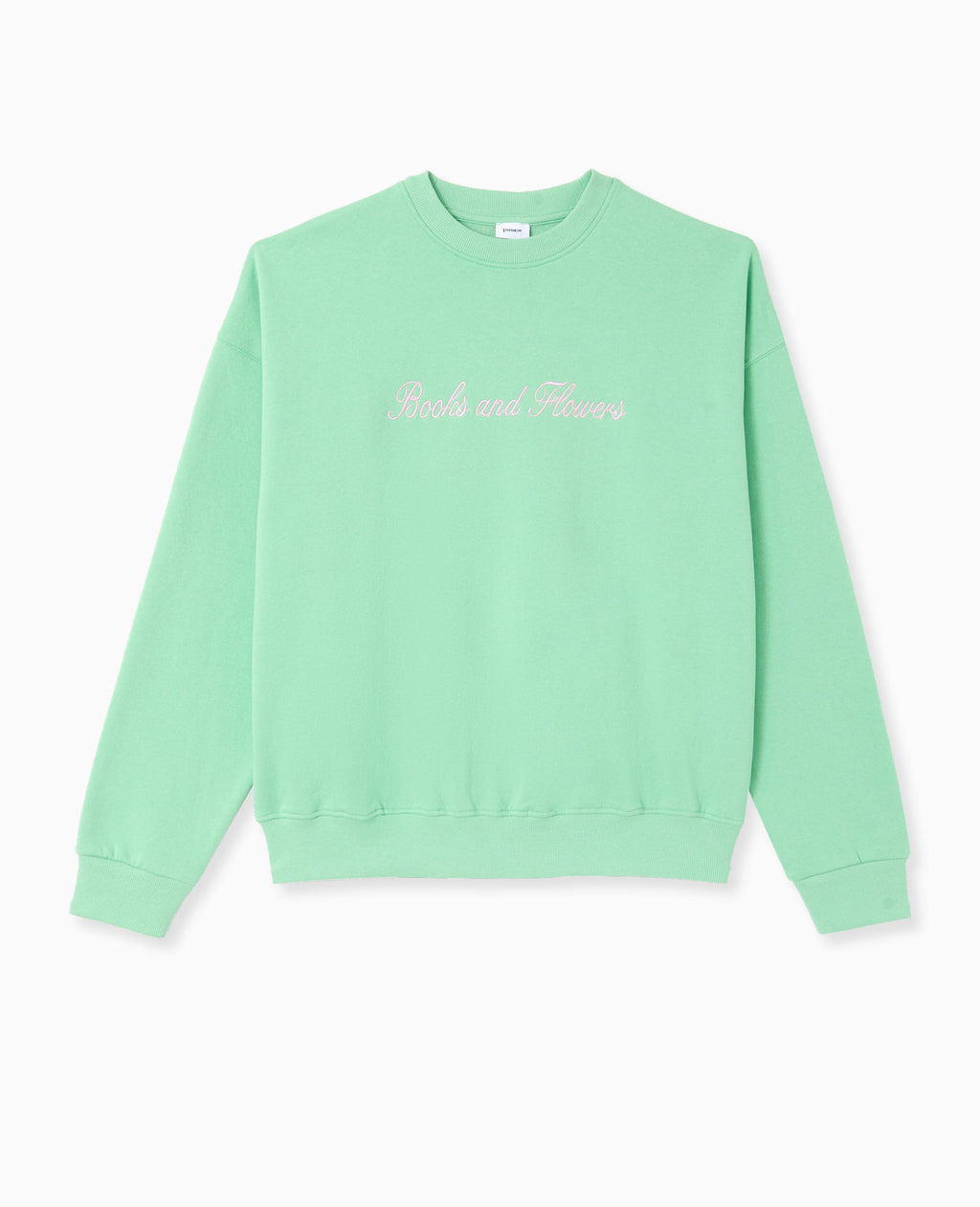 Sweat oversize avec broderies devant et dos