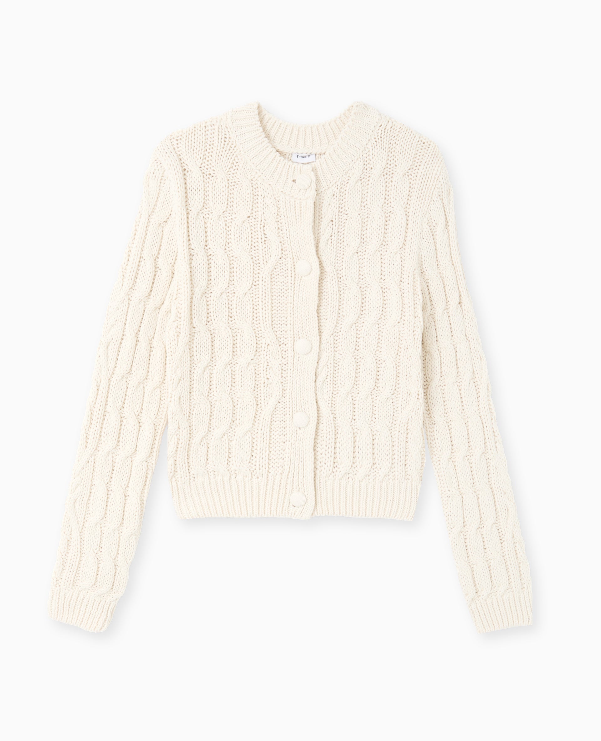 Gilet en maille torsadée