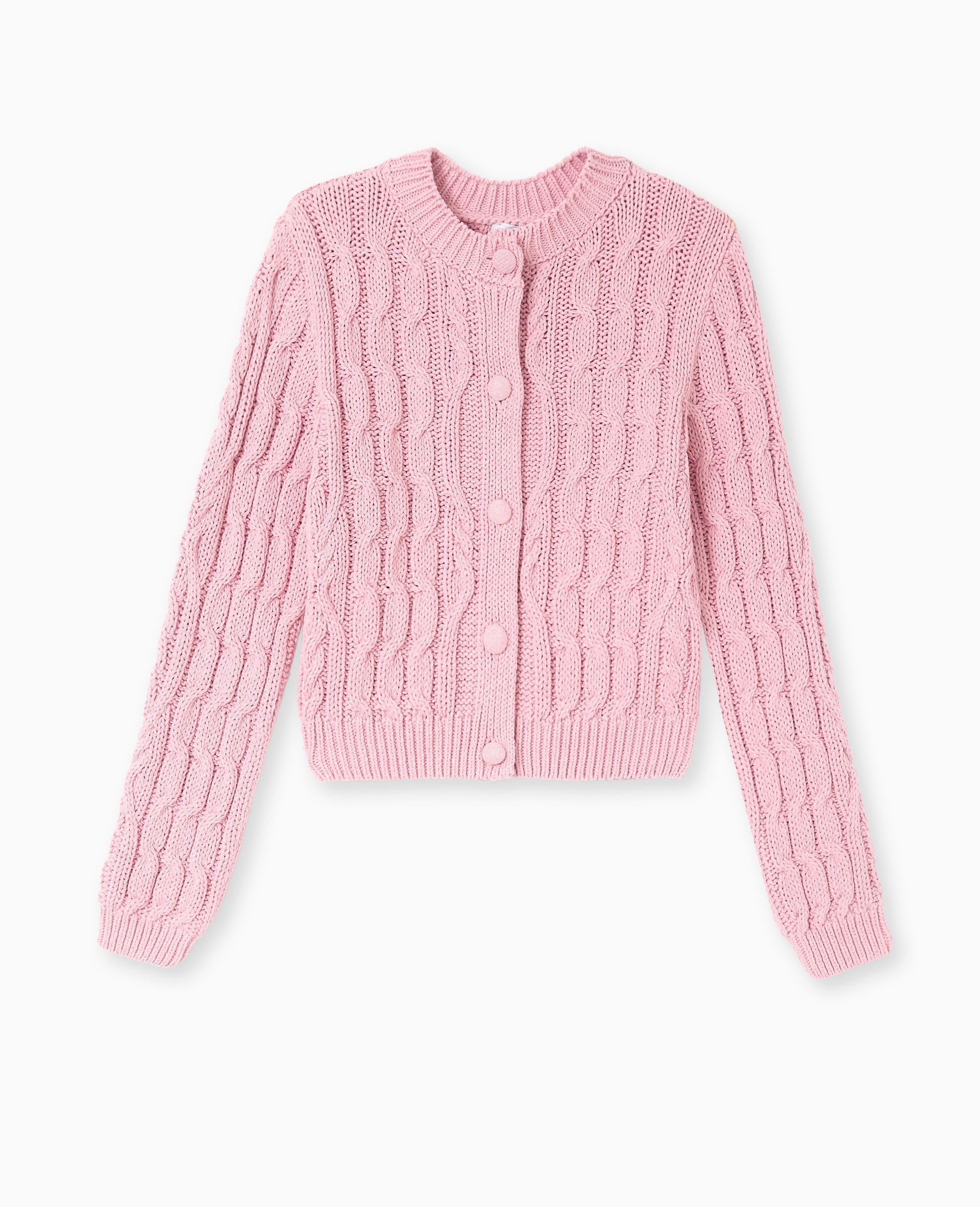 Gilet en maille torsadée