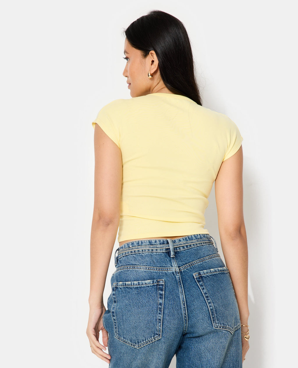 T-shirt ajusté manches raccourcies