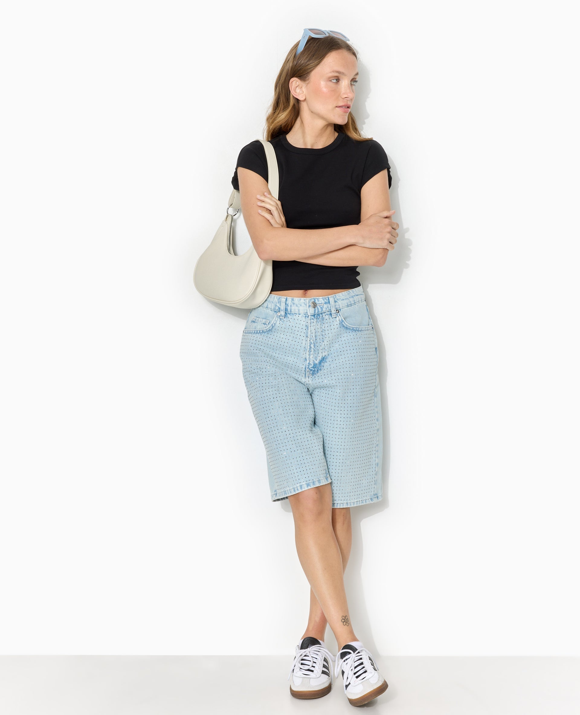 T-shirt ajusté manches raccourcies
