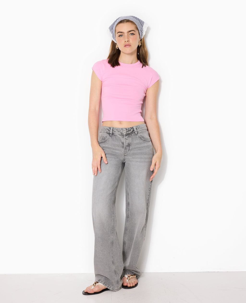 T-shirt ajusté manches raccourcies