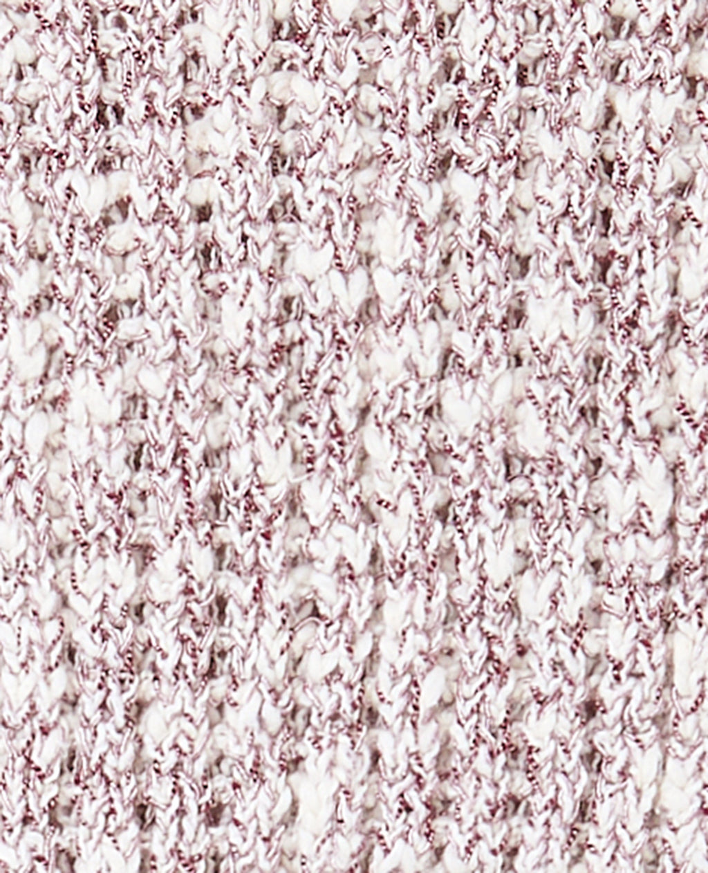 Pull sans manches en maille moulinée