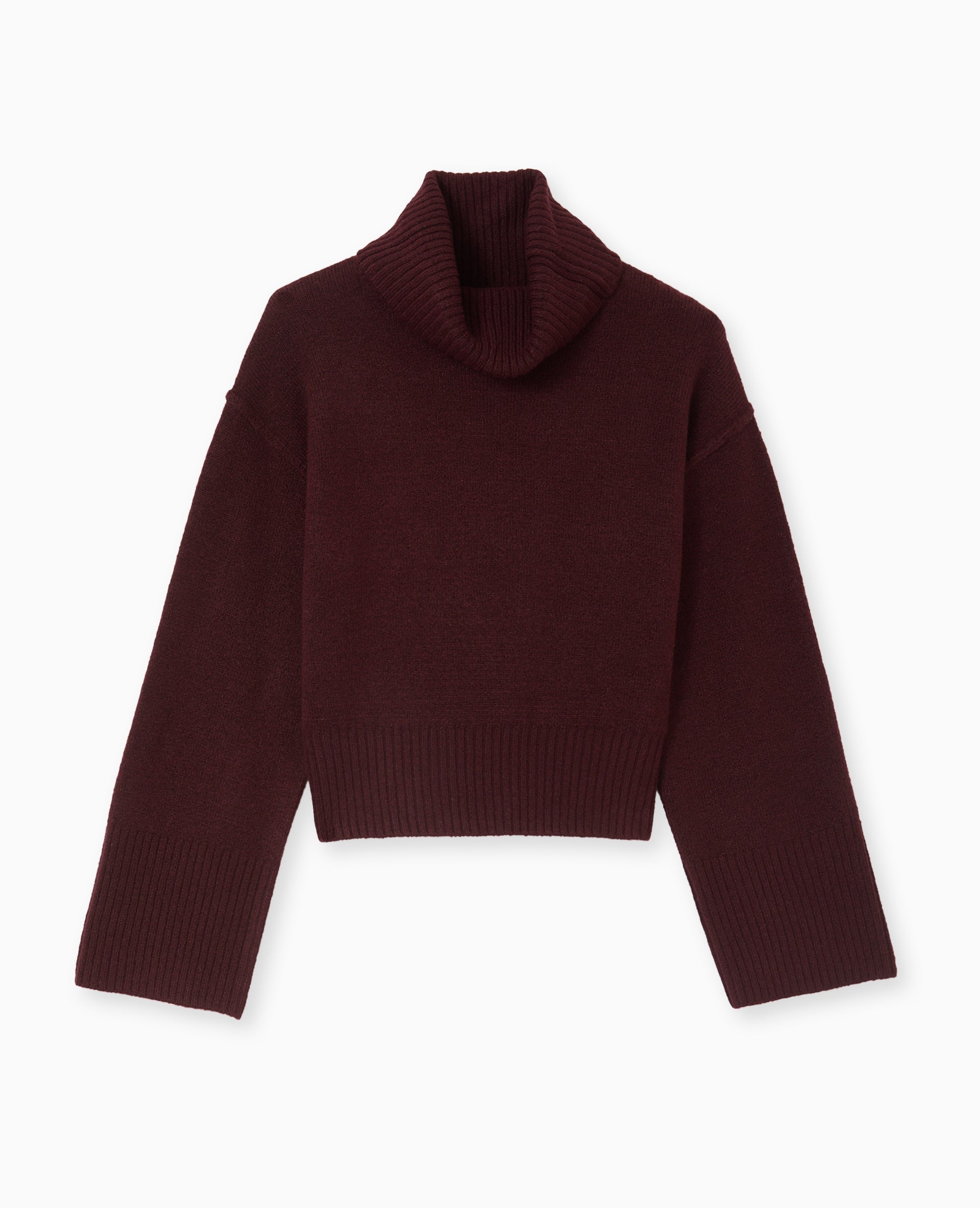 Pull col boule avec manches larges