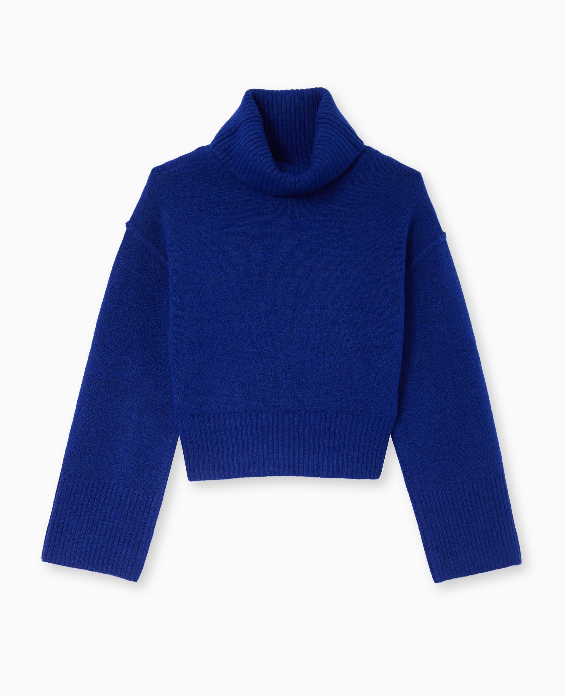 Pull col boule avec manches larges