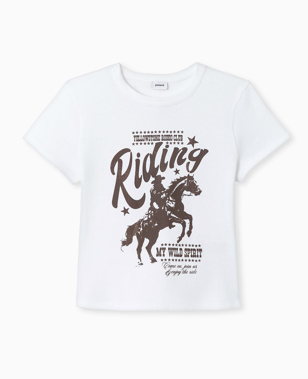 T-shirt ajusté avec print