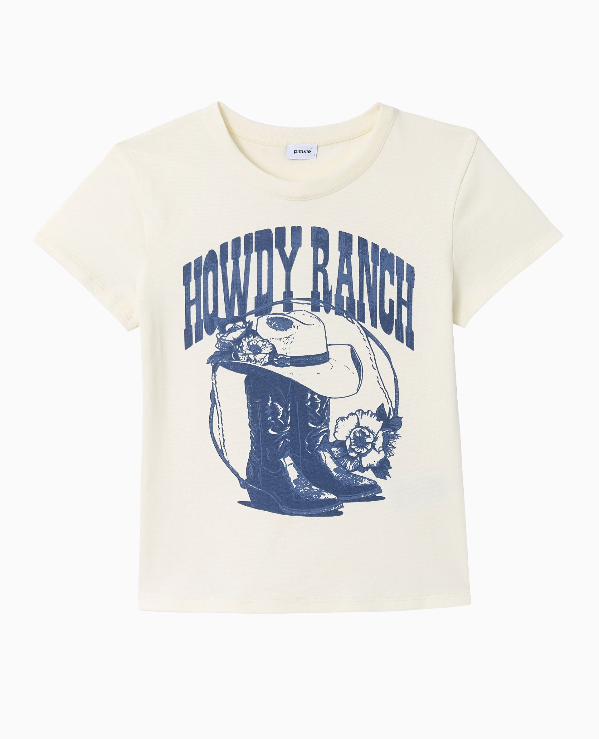 T-shirt ajusté avec print