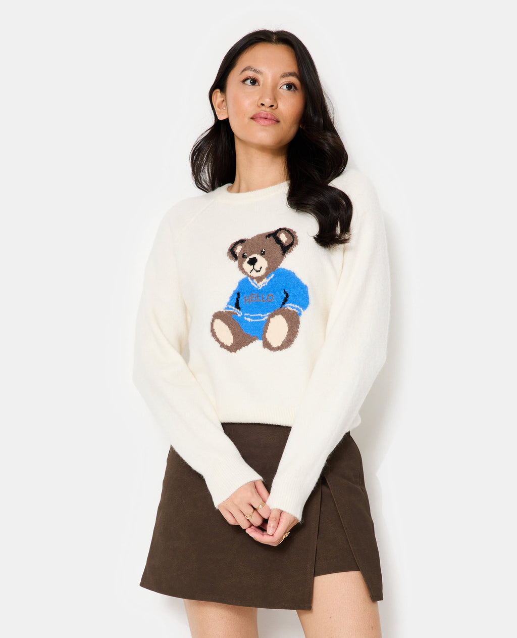 Pull en maille avec nounours