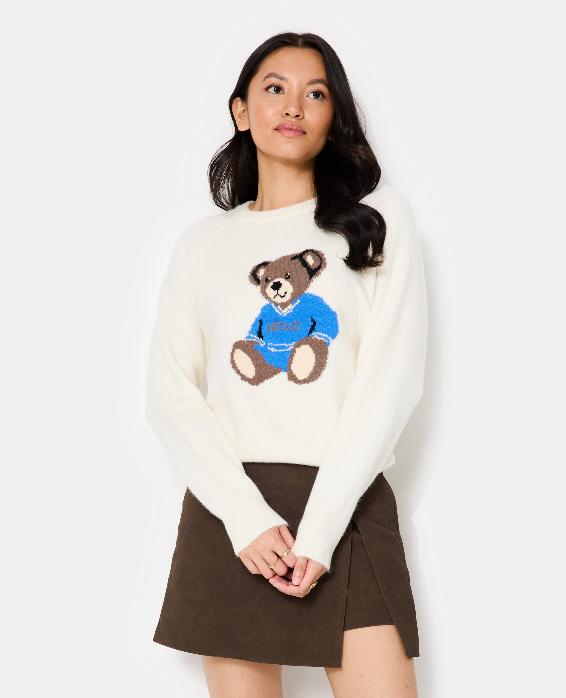 Pull en maille avec nounours