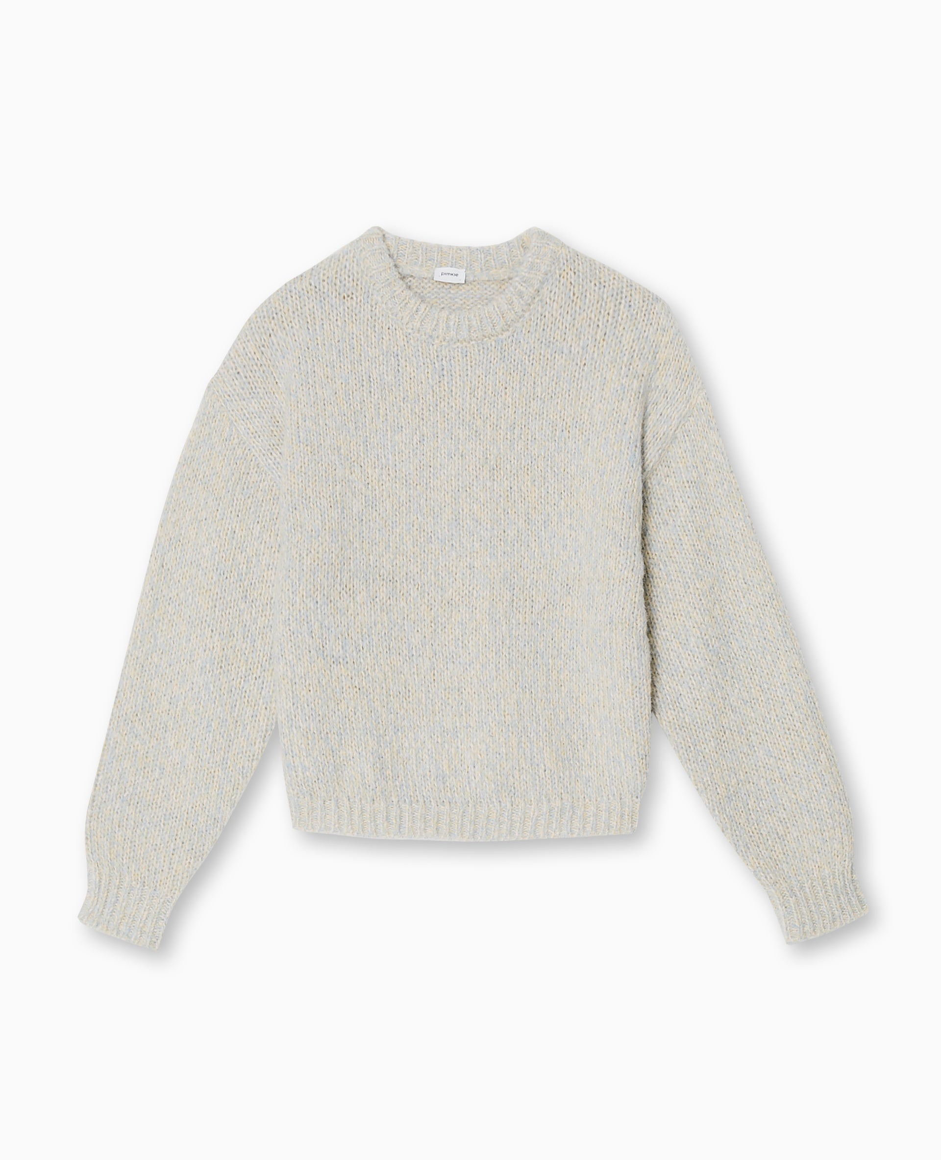 Pull col rond en grosse maille