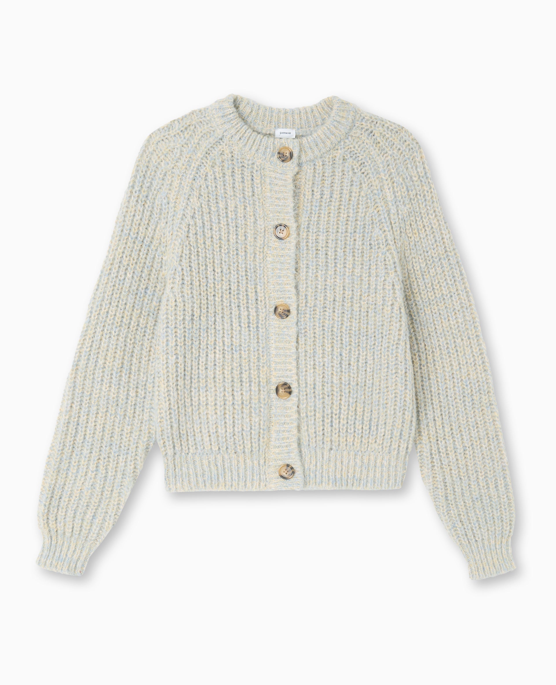 Gilet grosse maille moulinée