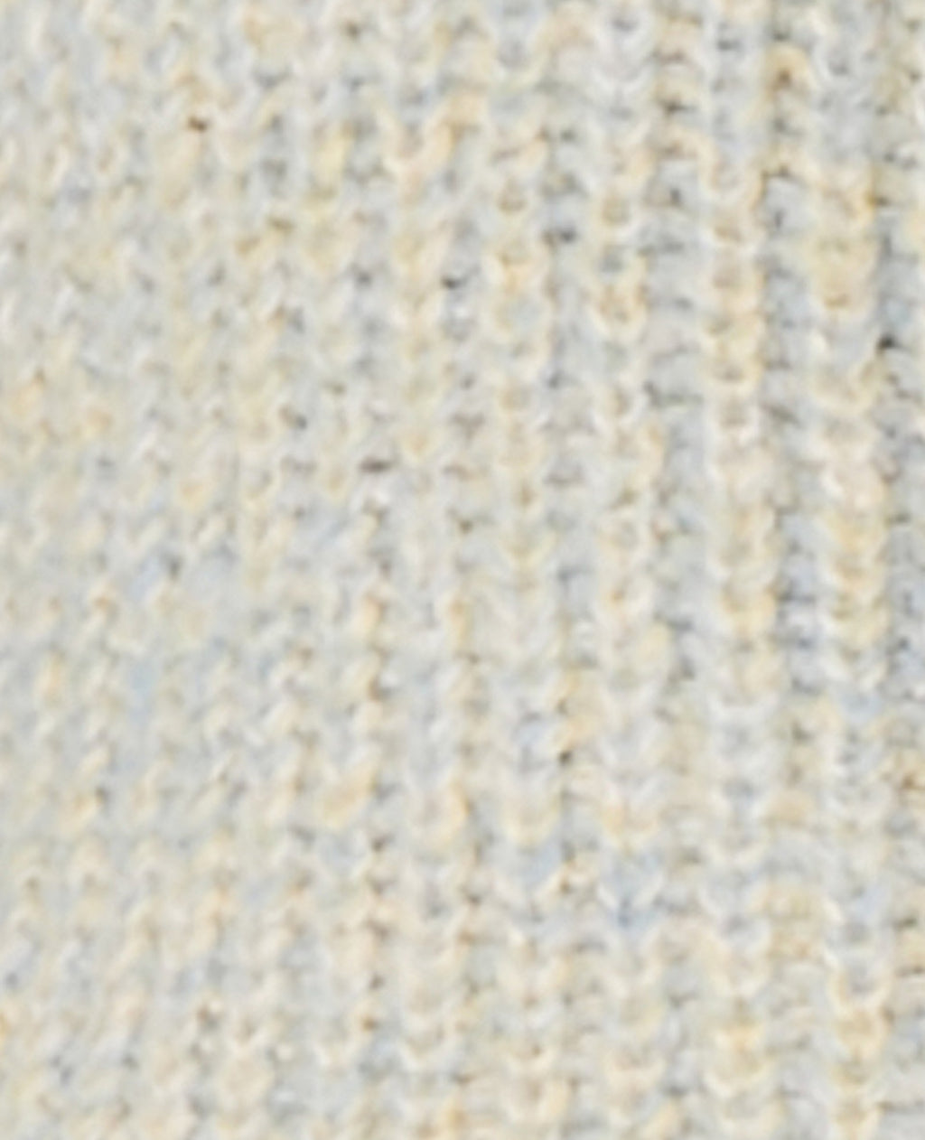 Gilet grosse maille moulinée