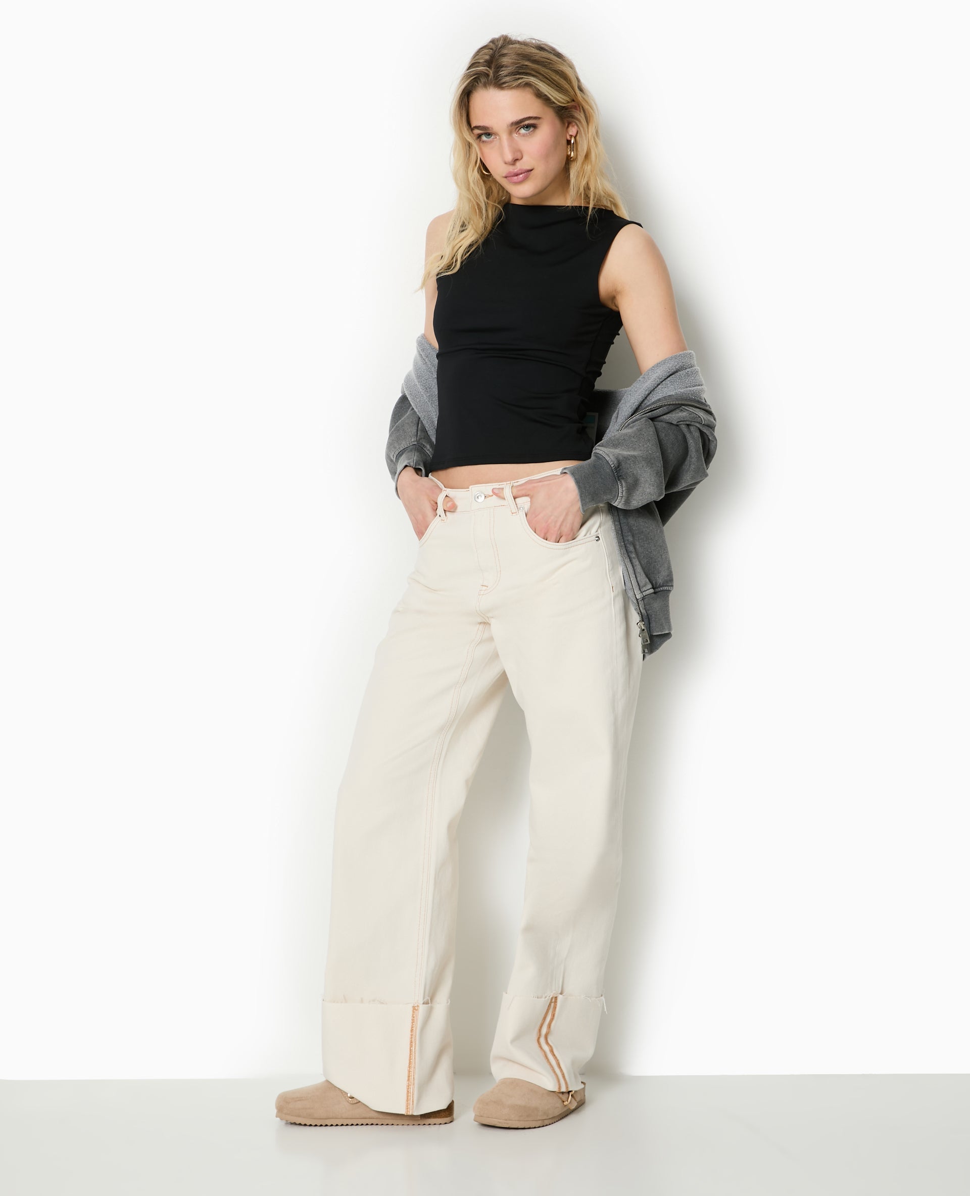Top encolure bateau