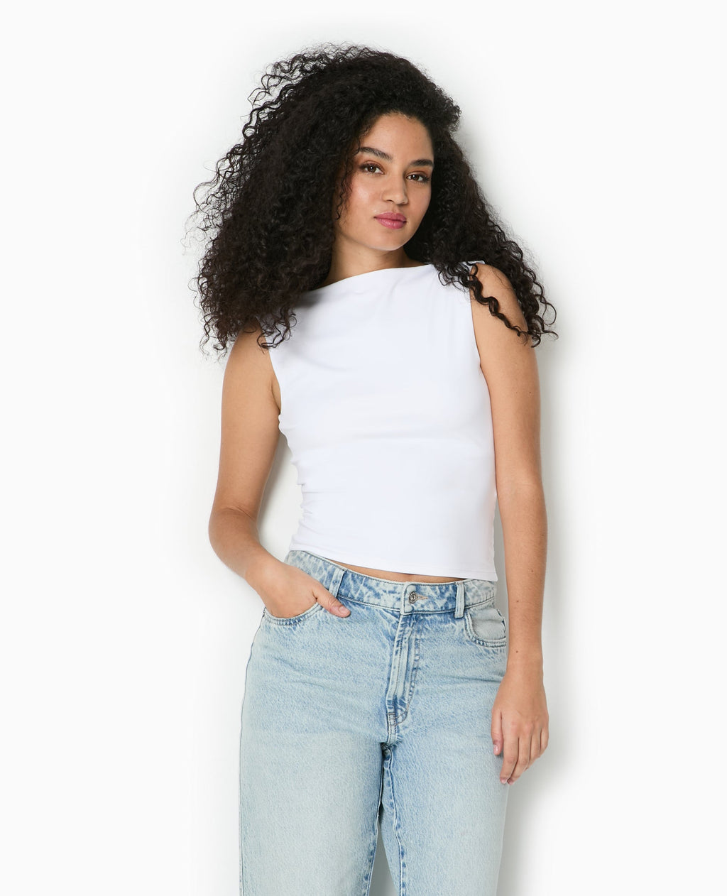 Top encolure bateau