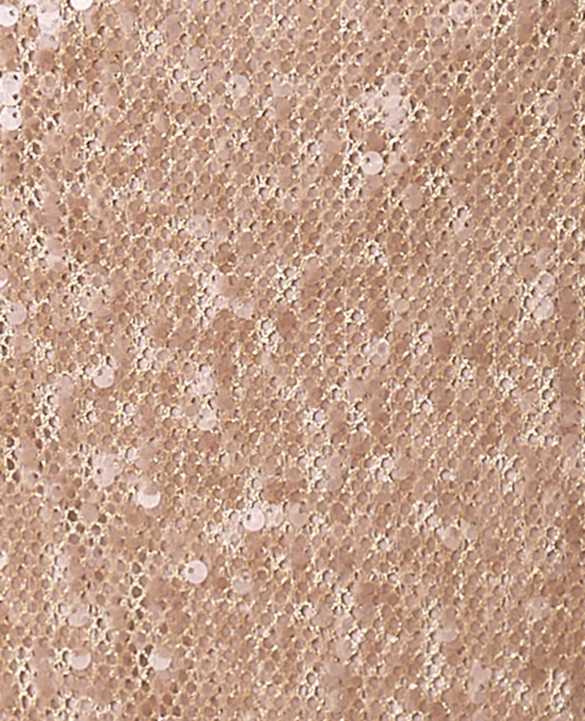Top dos ouvert en maille ajourée avec sequins