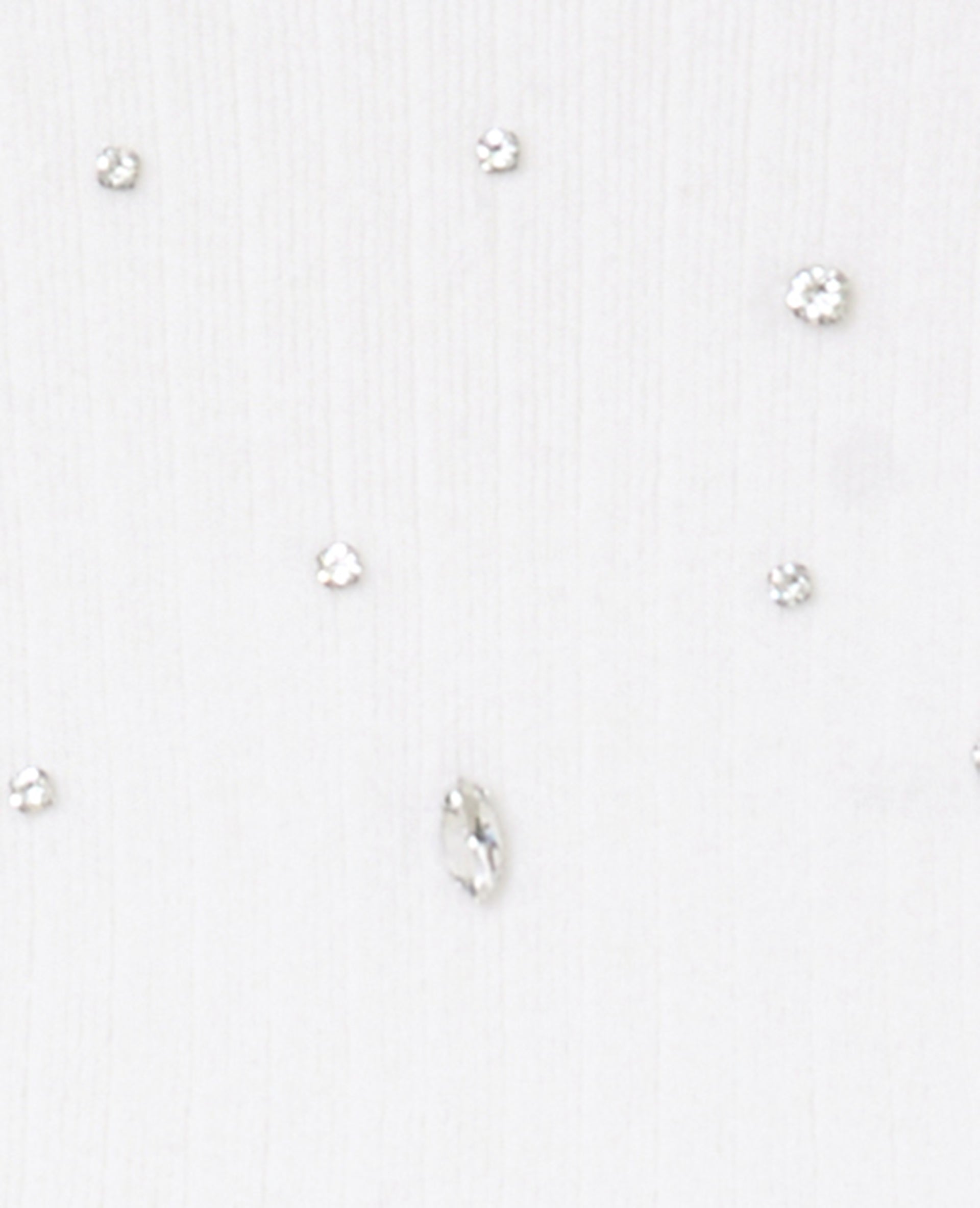Top sans manches en maille avec strass