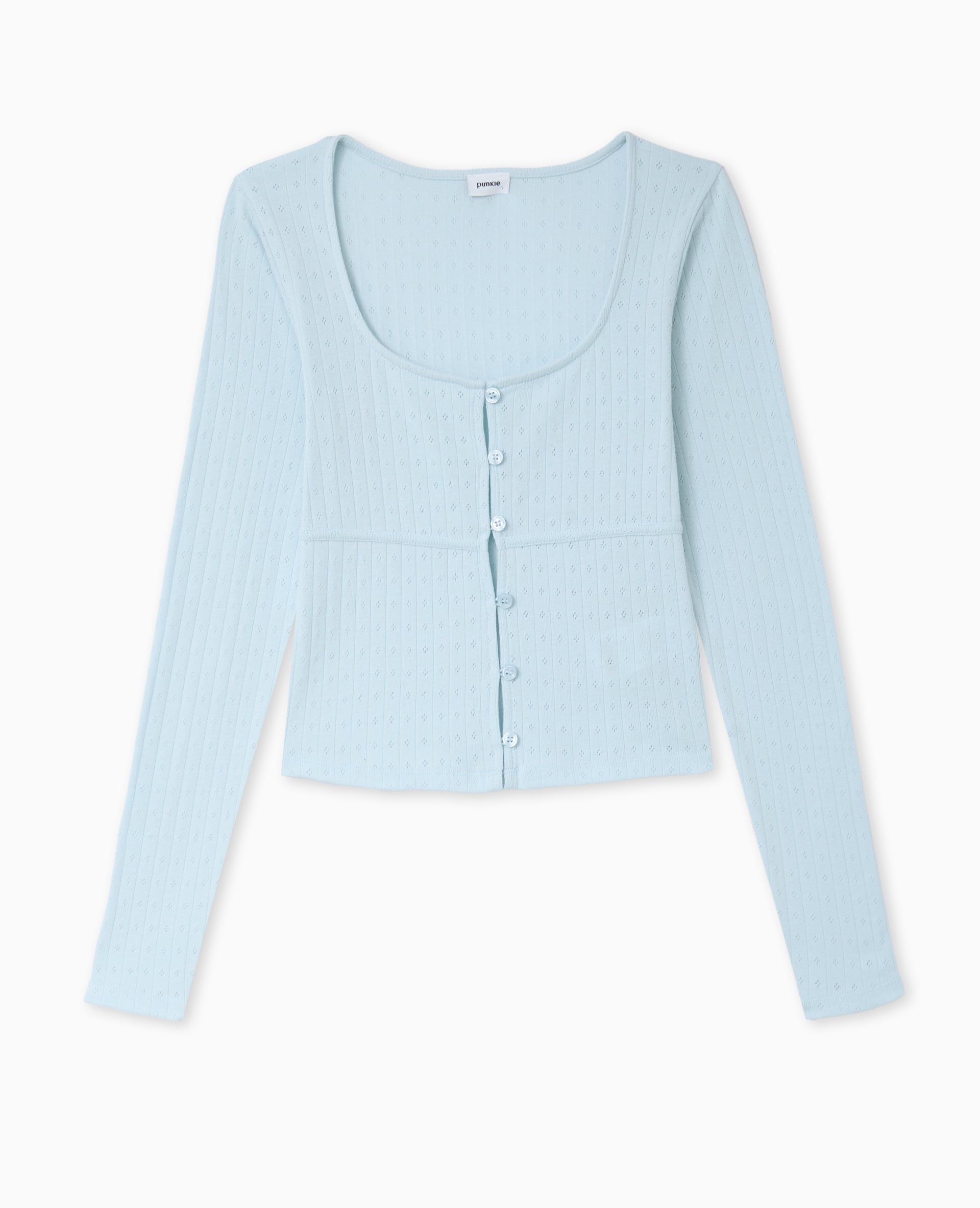Top cardigan en maille fantaisie