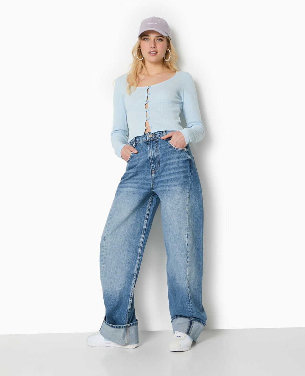 Top cardigan en maille fantaisie