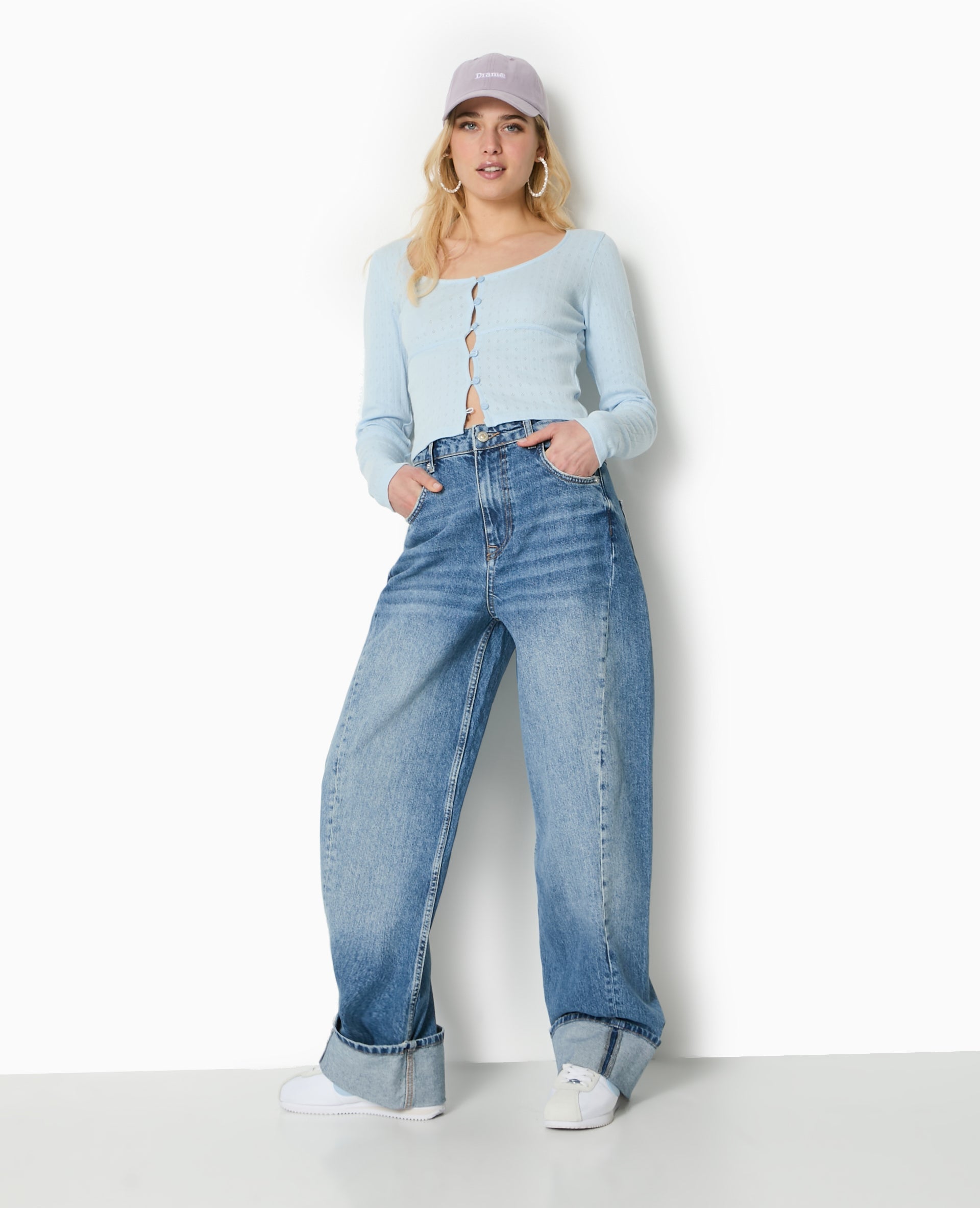 Top cardigan en maille fantaisie