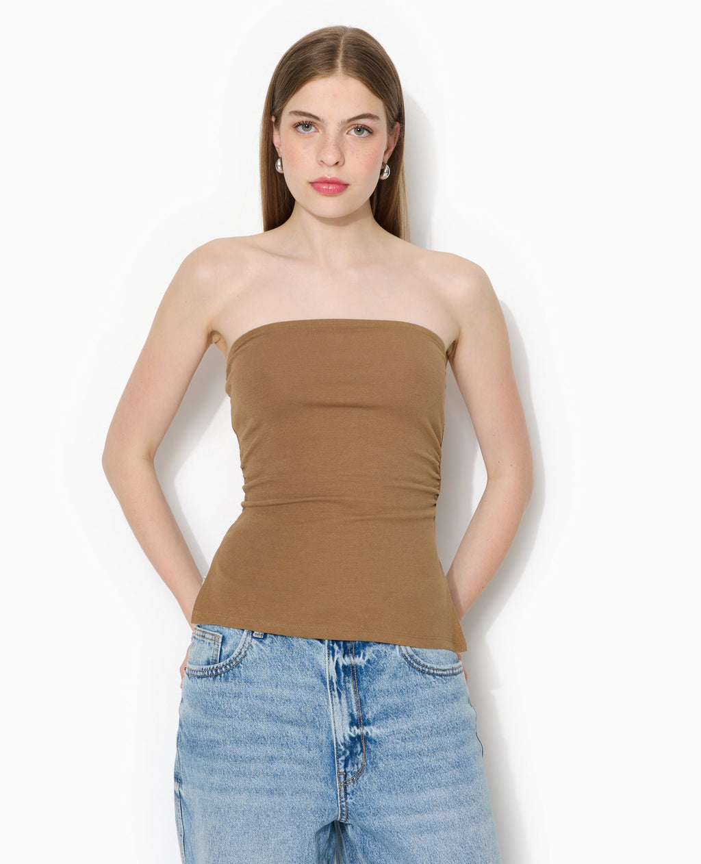 Top bandeau avec fentes côtés