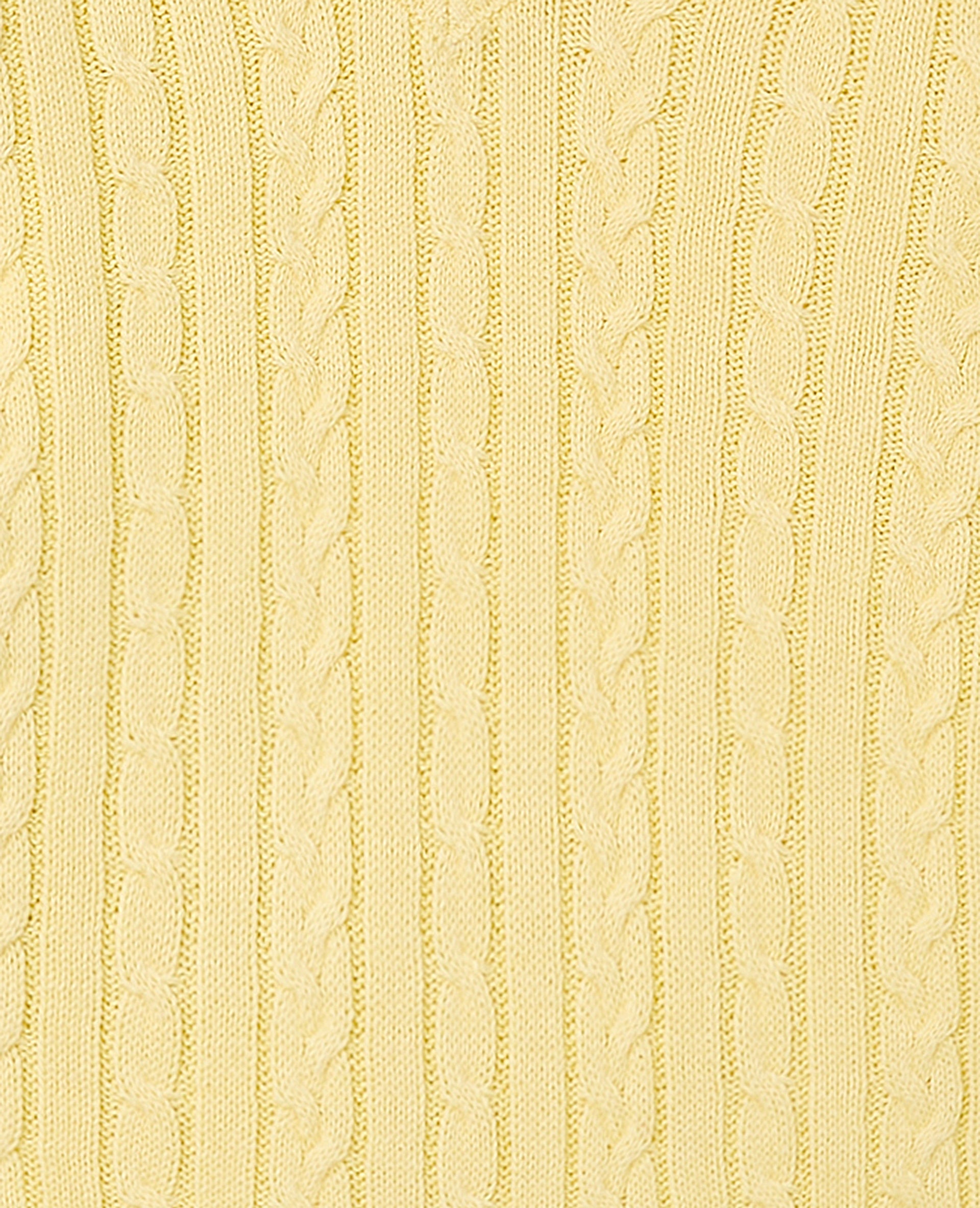 Pull col V en maille torsadée