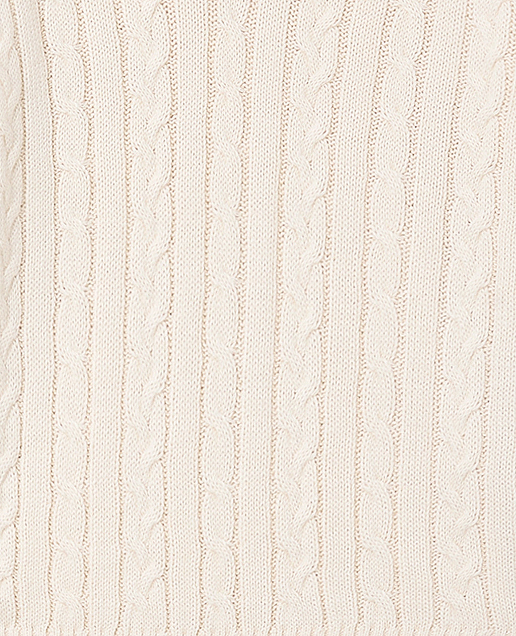 Pull col V en maille torsadée