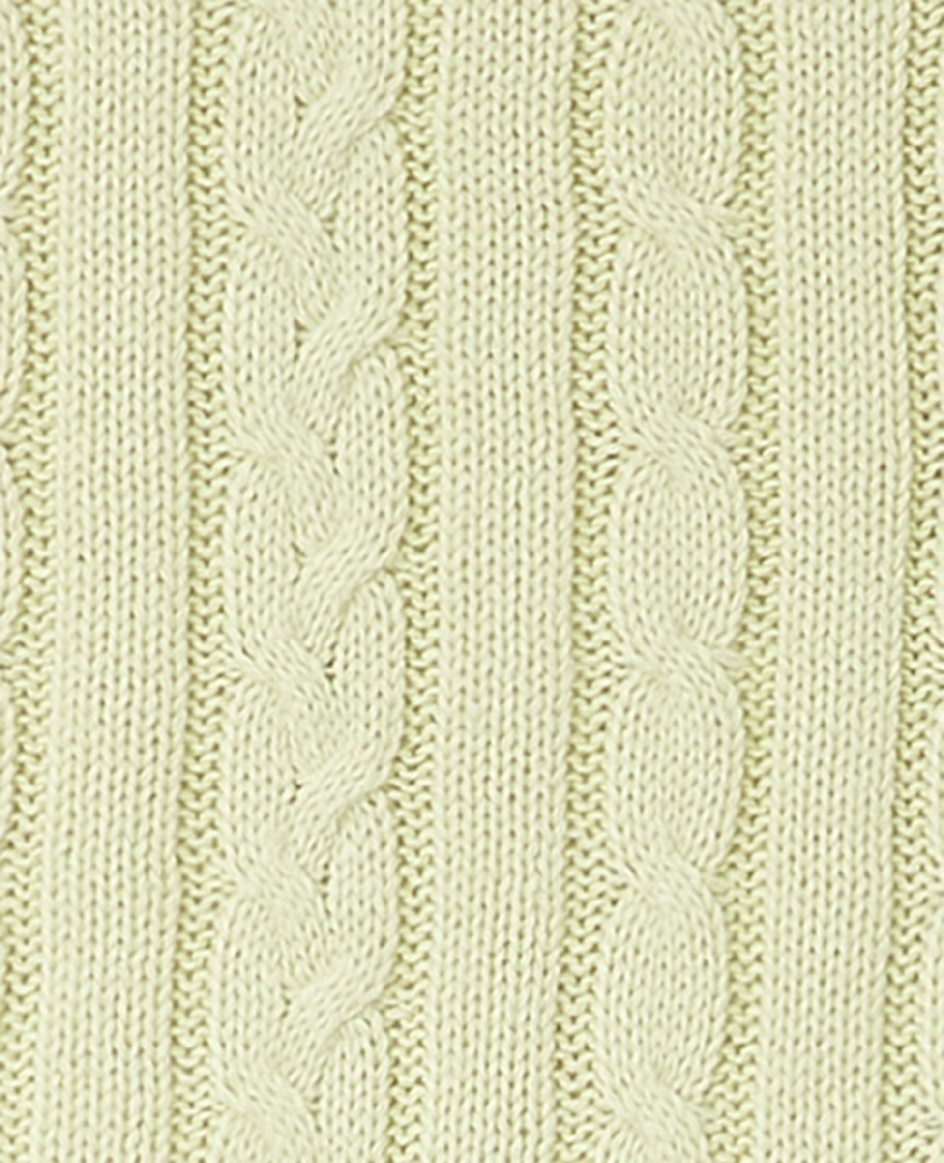 Pull sans manches en maille torsadée