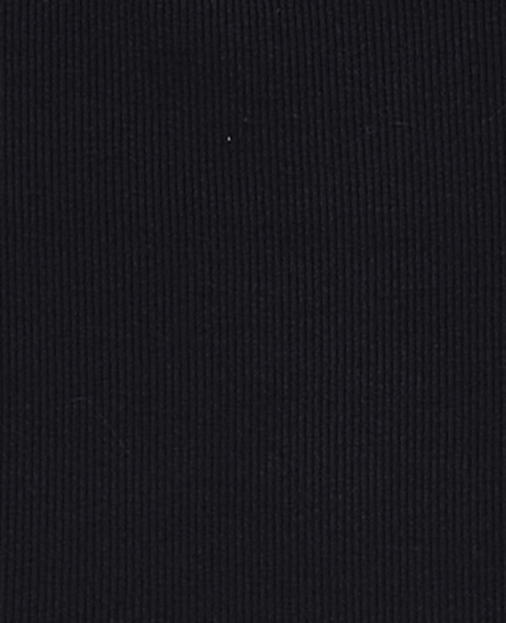 T-shirt court en maille côtelée encolure carrée