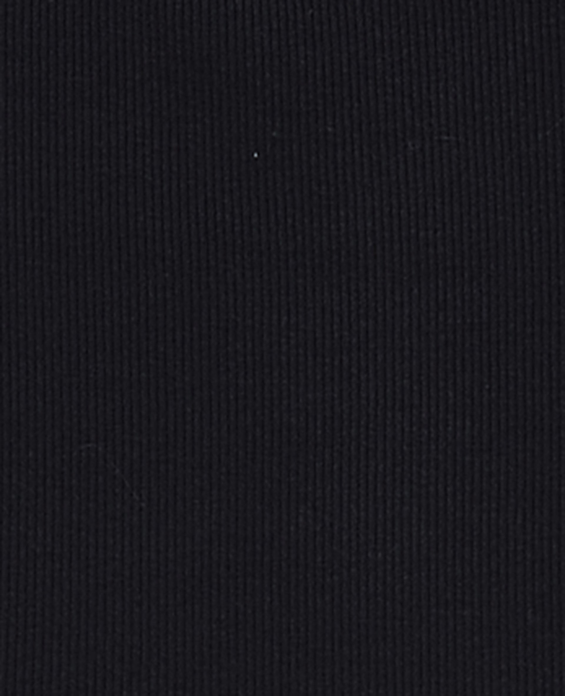 T-shirt court en maille côtelée encolure carrée
